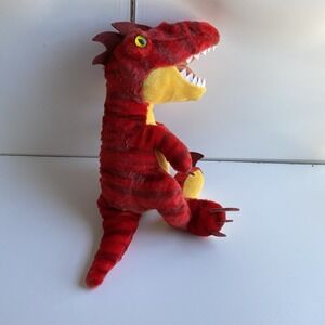 Build-A-Bear Red T Rex Dinosaur Red 16" Plush Stuffed Animal Unisex Christmas